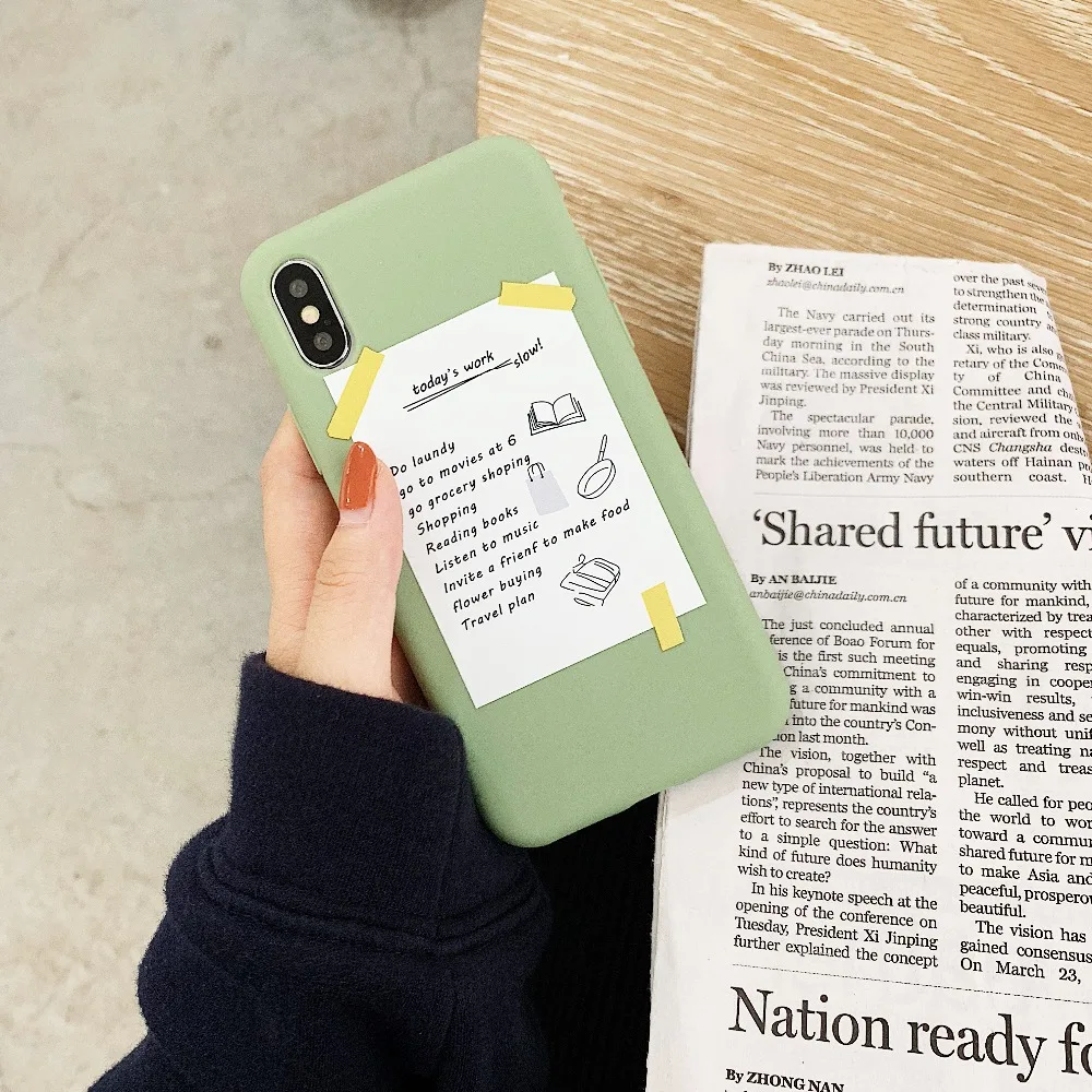 Lovely Patterned Phone Case For iphone XS Max XR X 6S 6 7 8 Plus Cover Silicone Glossy Soft TPU Back Cases |