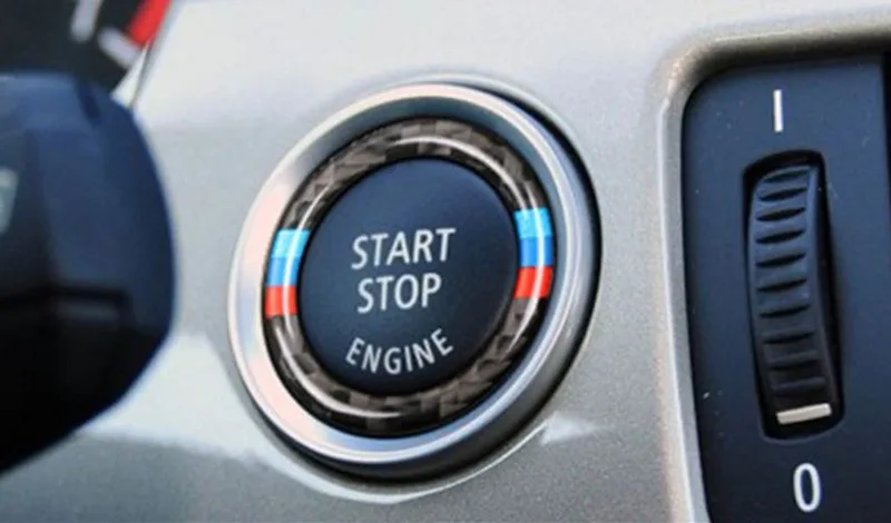 Кольцо из углеродного волокна для кнопки запуска и остановки двигателя BMW 3 серии