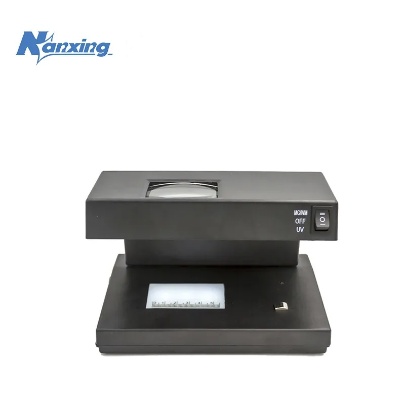 Детектор купюр с увеличительная лупа для проверки Валюты детектор наличных