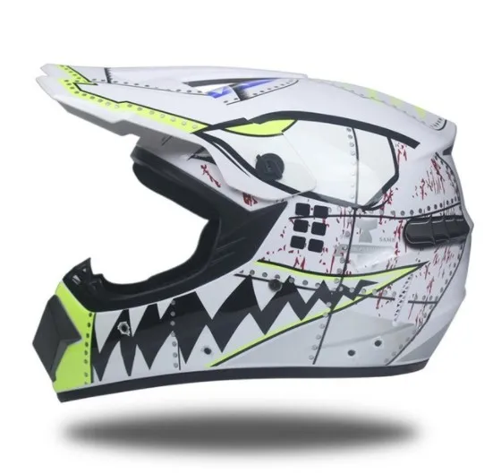 Мото rcycle шлем Мужской Мото шлем высшее качество capacete moto cross внедорожный Мото Кросс шлем DOT ECE - Цвет: T
