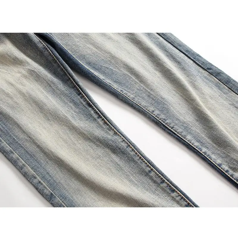 Fashion 2020 Mens denim long pants casual distressed mens Jeans Masculino Trousers Blue jeans straight 28-42 | Мужская одежда