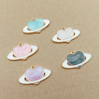 10pcs 13x21mm heart charm enamel charms for jewelry making and crafting charm fashion pendant
