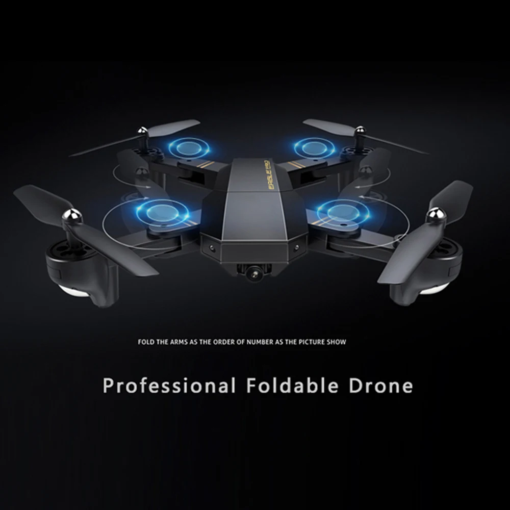 Складной мини Дрон SMRC S9 с Wi Fi FPV 2 мегапиксельная HD камера Квадрокоптер режим