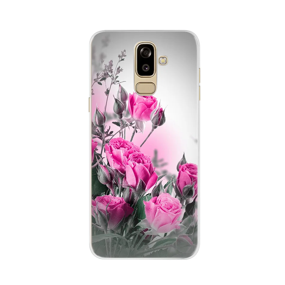 Для Samsung Galaxy J8 2018 Чехол Мягкие силиконовые ТПУ чехлы для телефонов задняя крышка