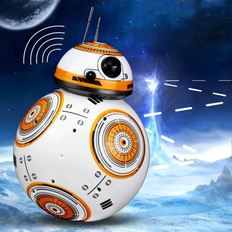 Радиоуправляемый робот шар игрушка BB 8 пульт дистанционного управления Звездные