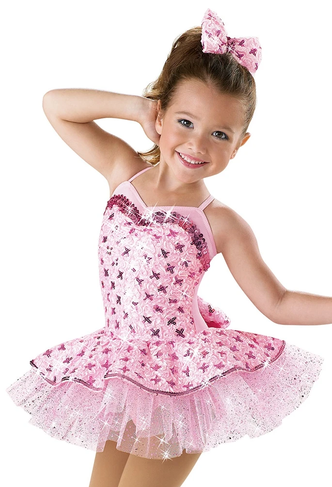 

2018 New Children's Princess Dress Dance Skirt Cute Costume Female Performance Layered Tutu Ballet Dancewear B-2371