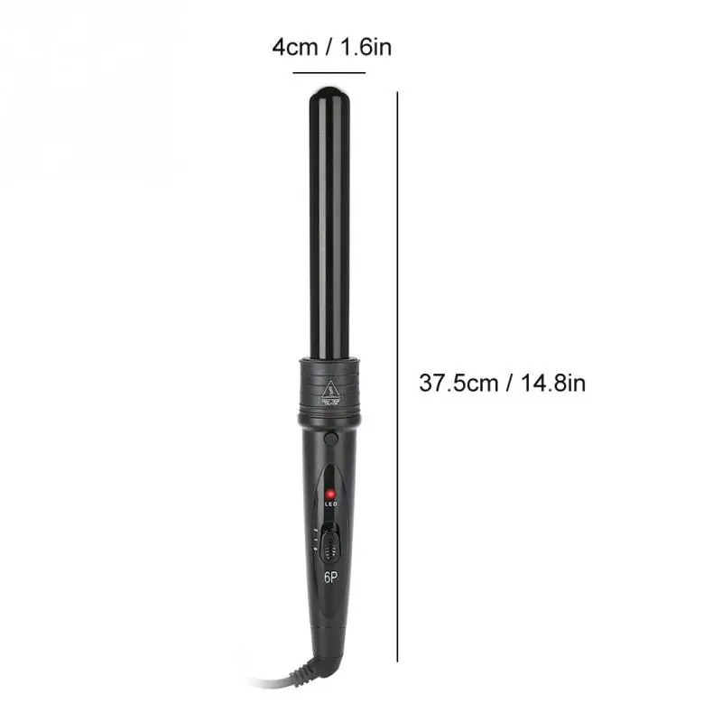 

110-240V 85W Interchangeable Hair Ceramic Curler Curling Iron Set Electric Hair Curler Roller Curling Wand with Anti-scald Glove