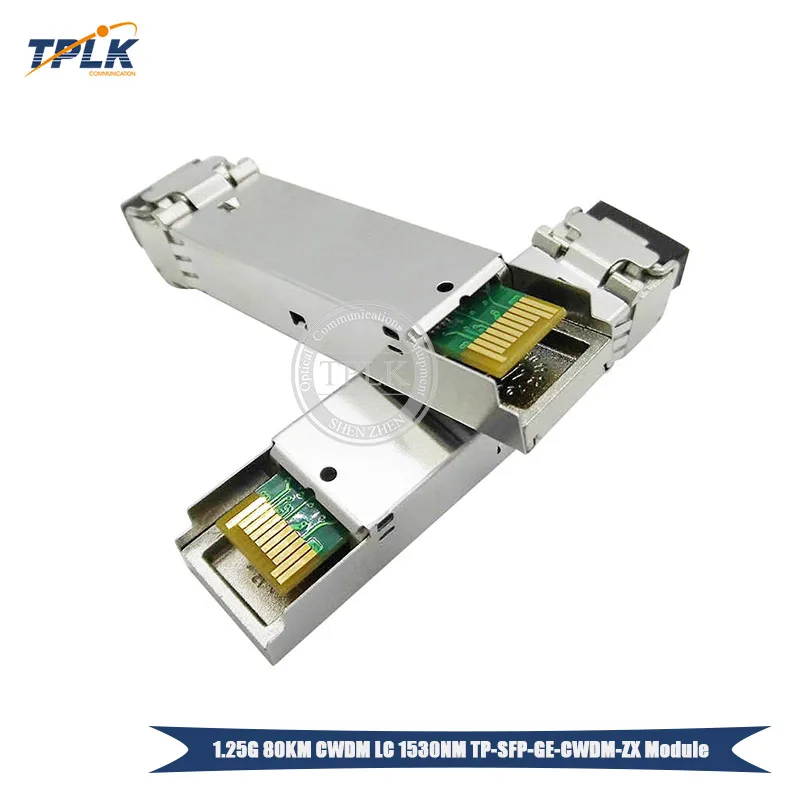Горячая продажа 1 25G 80KM CWDM LC 1530NM оптический модуль с DDM волоконно SFP