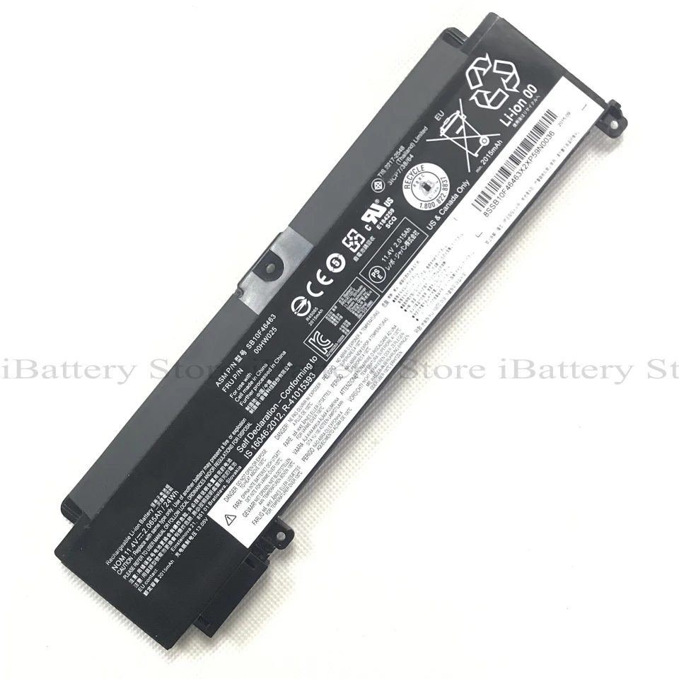 Оригинальный аккумулятор 00HW025 для Lenovo Thinkpad T460S T470S Series 00HW024 01AV405 01AV406 SB10J79004