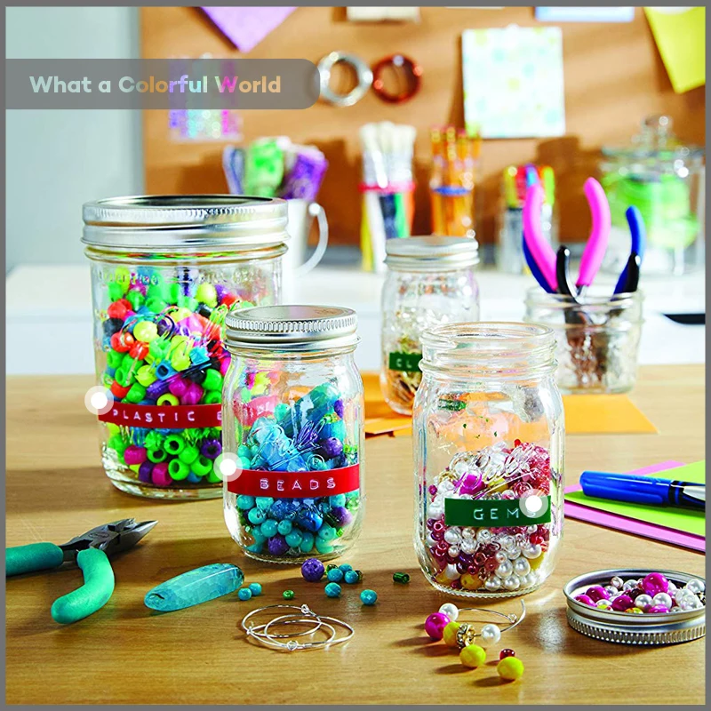 Темно синий принтер для этикеток MoTeX E101 с 1 рулоном черной ленты ручная мини лента