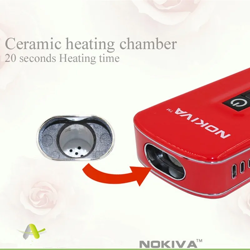 Оригинальный Nokiva испаритель электронная сигарета сухой травы vape ручка 2200 мАч