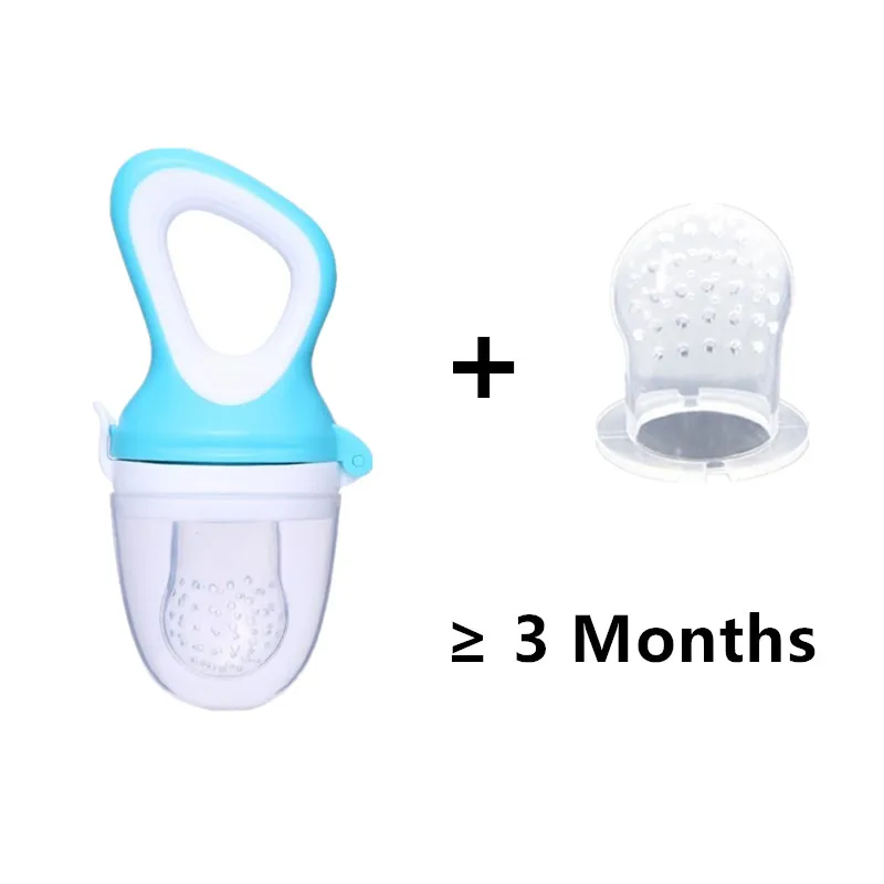 Light Blue S Для новорожденных Baby Nibbler свежий Еда соски-пустышки кормушка для бутылки с водой для детей ребенок фруктов обучение соска для кормления соска детские соски-пустышки бутылочки - Цвет: Light Blue S