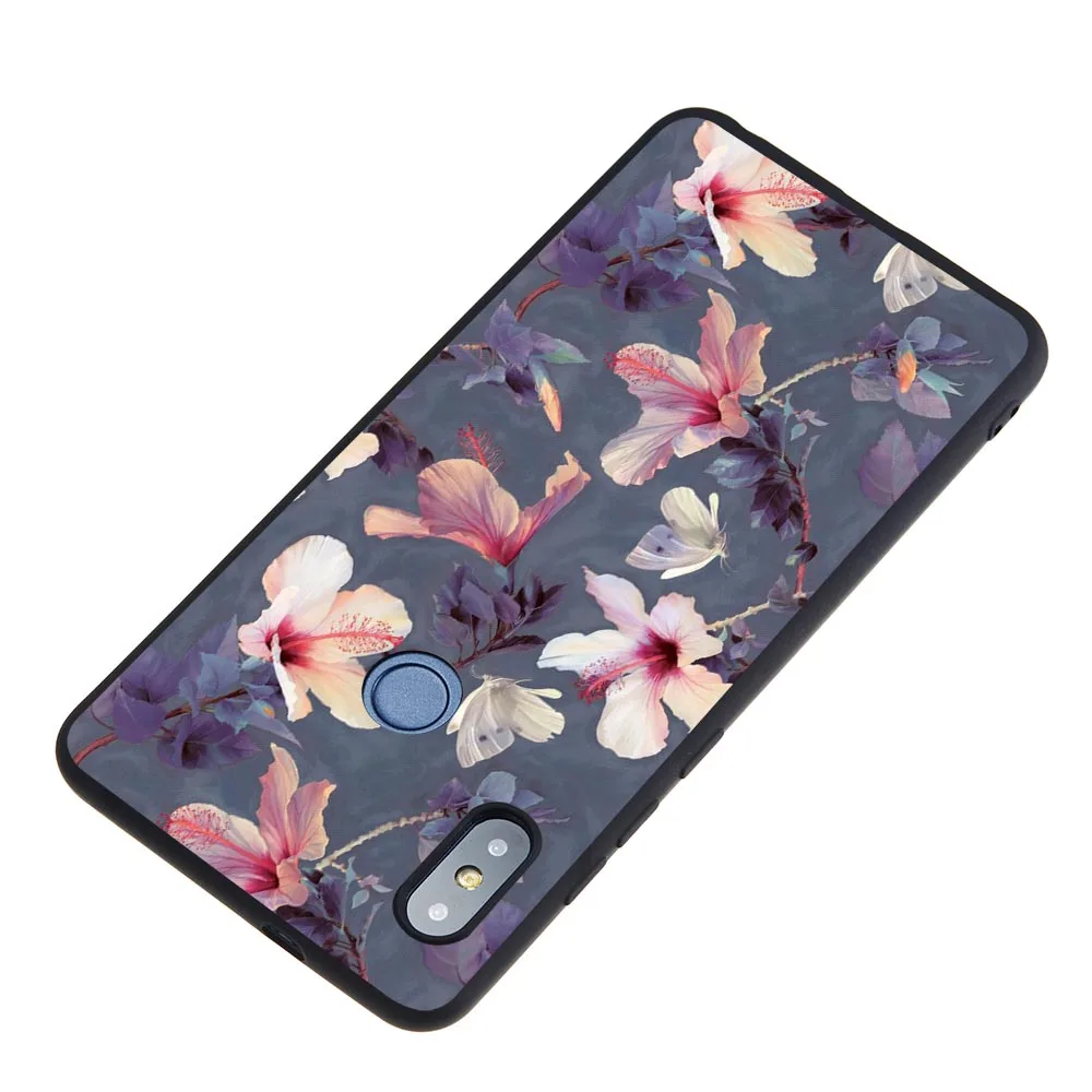 For Xiaomi Redmi 6A Note 6 Pro PRO Note6 Soft Silicone Case Korean Literary Leaves Flamingo Covers Skin Fundas Coque |