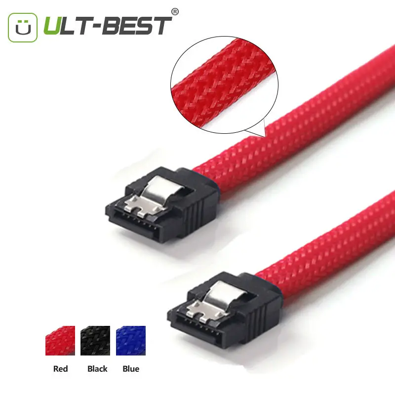 Кабель ult best SATA 3 0 III SATA3 7 контактный кабель для передачи данных 6 ГБ/сек. SSD HDD с