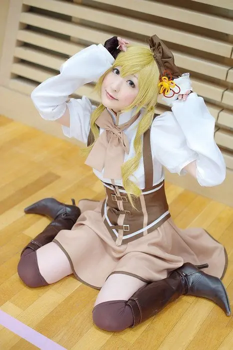 Аниме Puella Magi Madoka Magica Tomoe Mami карнавальный костюм на заказ для хеллоуина и Рождества