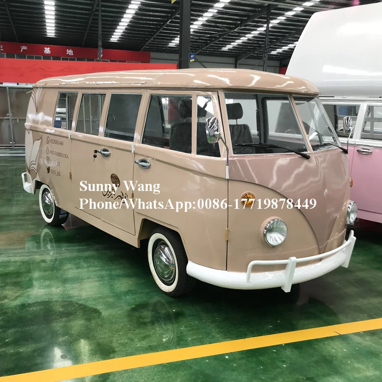Новое поступление VW винтажная модель мобильного прицеп для кейтеринга/пищевой мобильный грузовик/Пищевая тележка/торговый автомат с едой