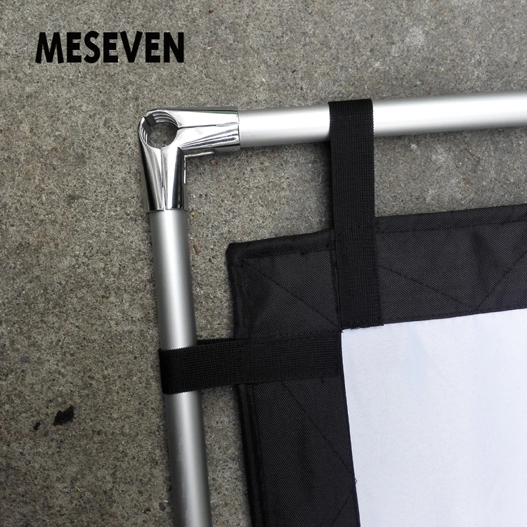 Портативный экран для мобильного проектора MESEVEN 120 дюйма 16:9 белая холщовая