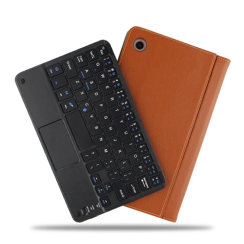 Смарт Bluetooth клавиатура PU кожаный чехол подставка для Xiaomi Mi Pad 4 MiPad4 защитный MiPad 8