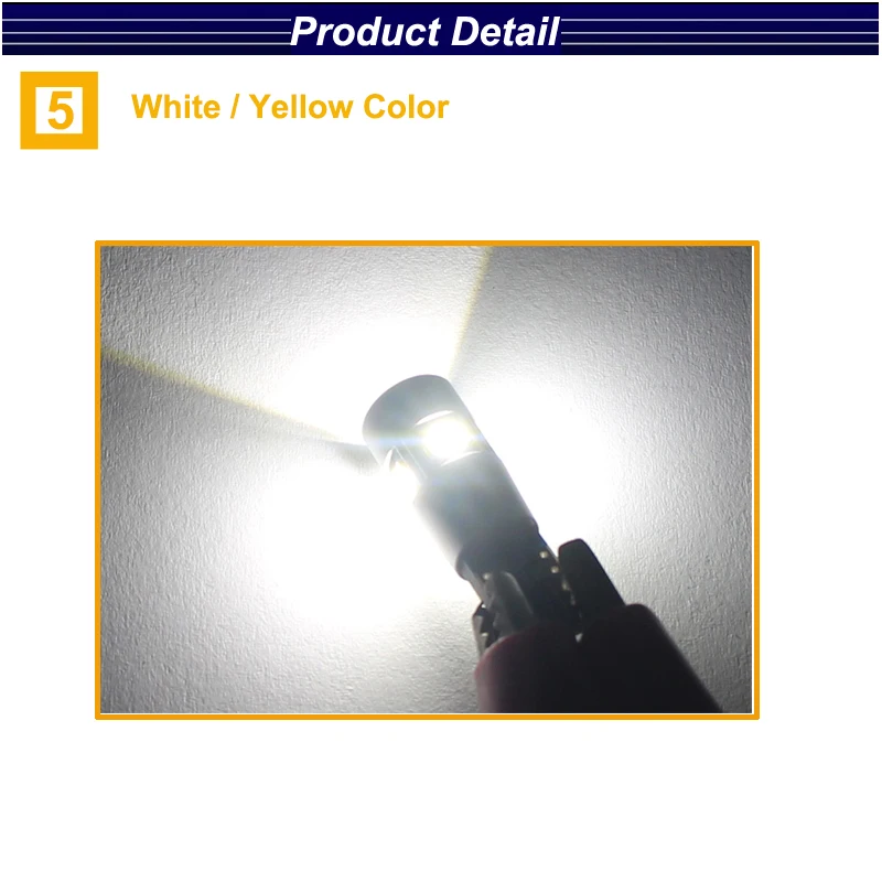 

Eseastar 4PCS Canbus T10 LED bulbs 12V 3030 5SMD Car Interior Light 194 168 W5W LED Lamp white No Error