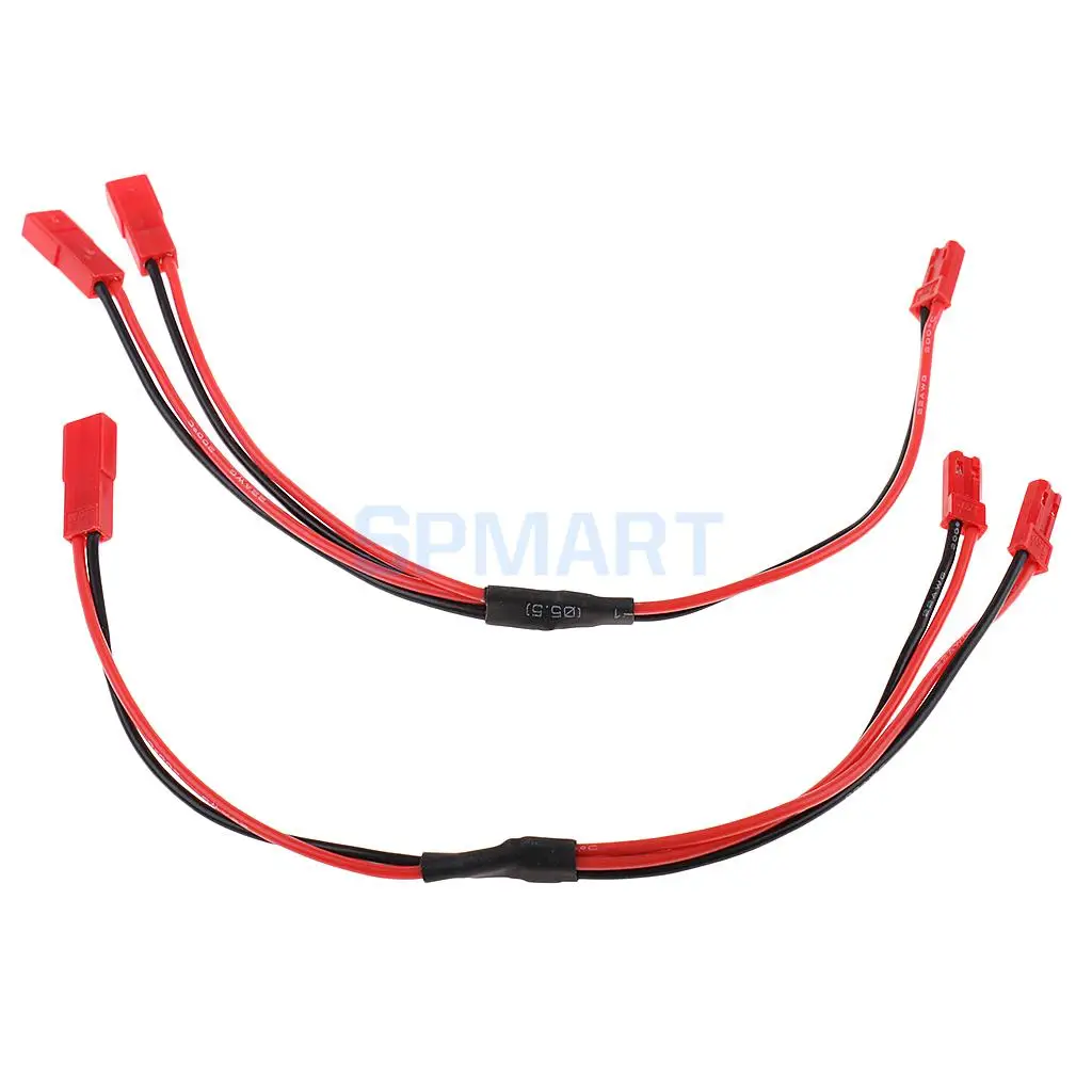 2 шт. RC Lipo батарея кабель мужской и женский 1:2 Y Splitter 20AWG JST разъем