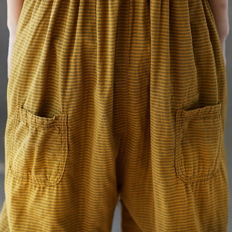 Женские винтажные комбинезоны с карманами и дырками в стиле пэтчворк 2019 летние