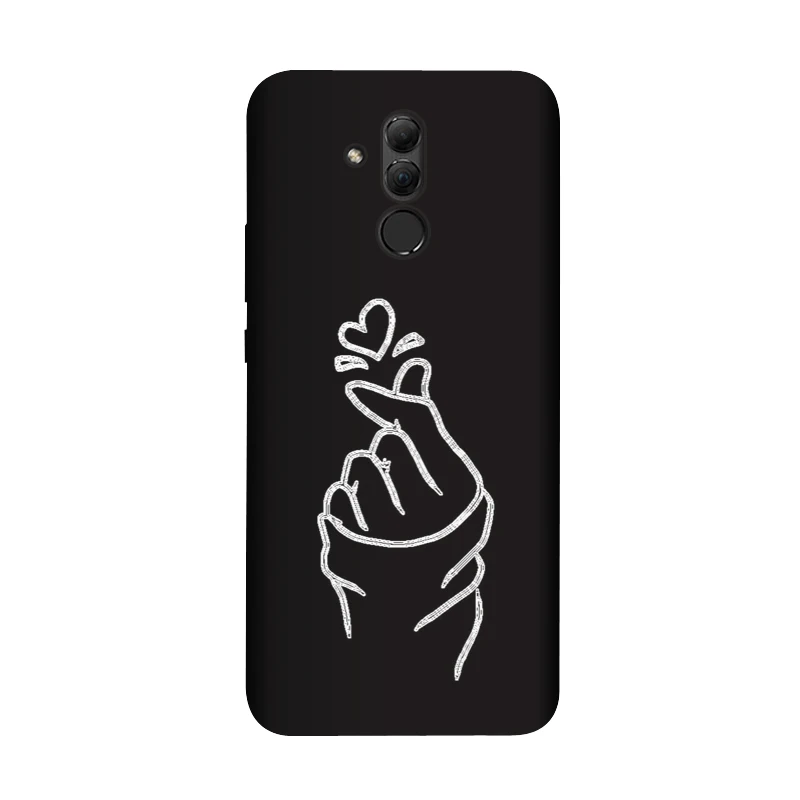 8 Силиконовый чехол QAQsam для huawei mate 20 10 P20 Pro P30 Lite Nova 3, матовый чехол с рисунком для телефона, чехол s для Honor 8X9 10 Lite, чехол - Цвет: 8