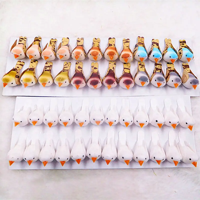 24 шт. искусственные пузырьки Мини Милая Птица/Свадебная садовая мебель украшение