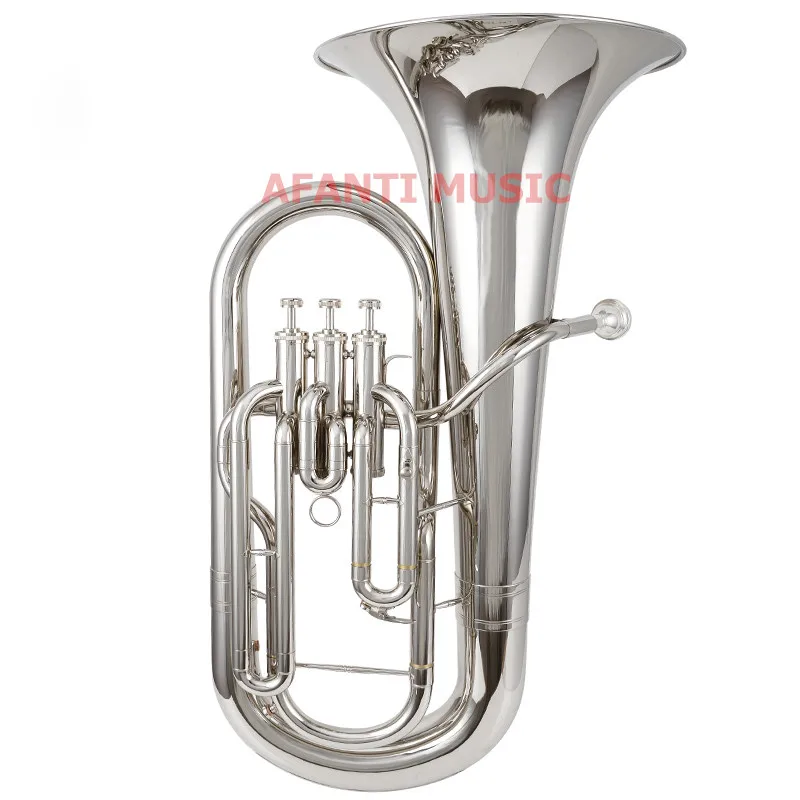 

Afanti Music Bb tone / Yellow Brass / Silver Plated Euphonium (BAR-114)