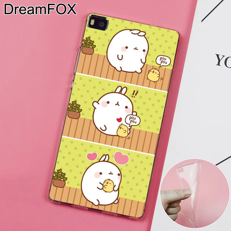 Dreamfox k070 рисования каваи Мягкие TPU силиконовый чехол для Huawei P8 p9 P10 lite плюс 2017 Honor 8