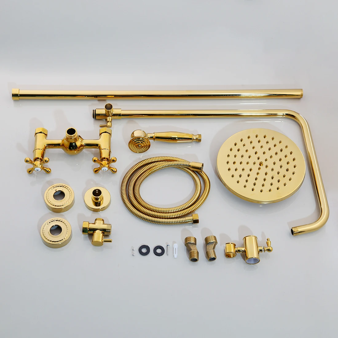 YANKSMART смесители для душа золотой латунный Смеситель ванной комнаты смеситель