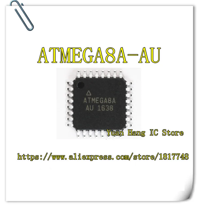 10PCS/LOT ATMEGA8A-AU ATMEGA8A AU 8 bit microcontroller AVR TQFP-32 | Электроника