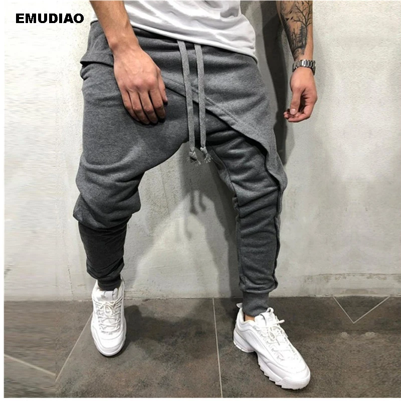 Мужские шаровары с несколькими карманами брюки в стиле хип-хоп уличные