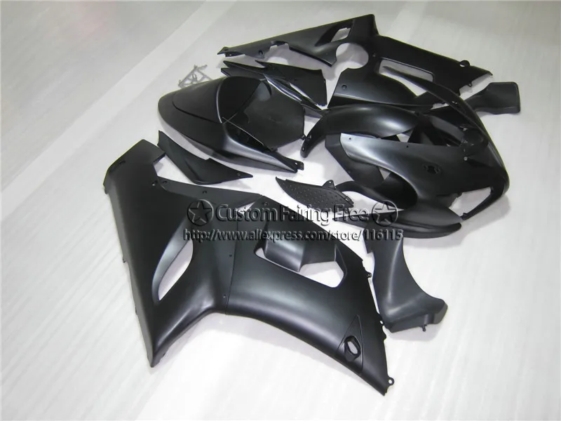 Injection molding fairing kit for Kawasaki ZX6R 2005 2006 ninja 636 ZX-6R 05 06 all matte black high quality fairings set ZV31 | Автомобили