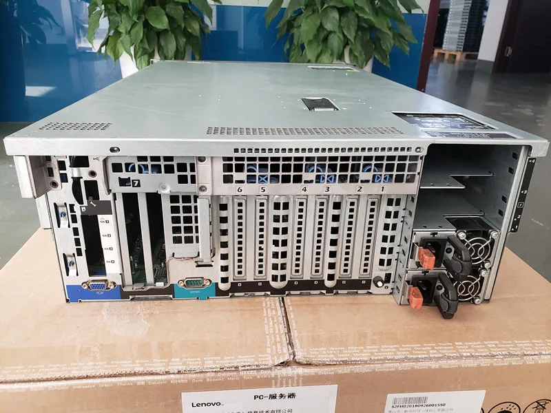 Оригинальный R910 4U стойка сервер платформа barebone б/у 90% новый|Системные блоки| |
