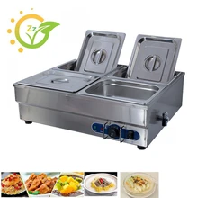 Коммерческий дом Электрический bain marie суп еда теплее влажное тепло Питание Лоток нержавеющая сталь столешница кухонные инструменты Коммерческий дом Электрический bain marie суп еда теплее влажное тепло Питание Лоток нержавеющая сталь столешница кухонные инструменты