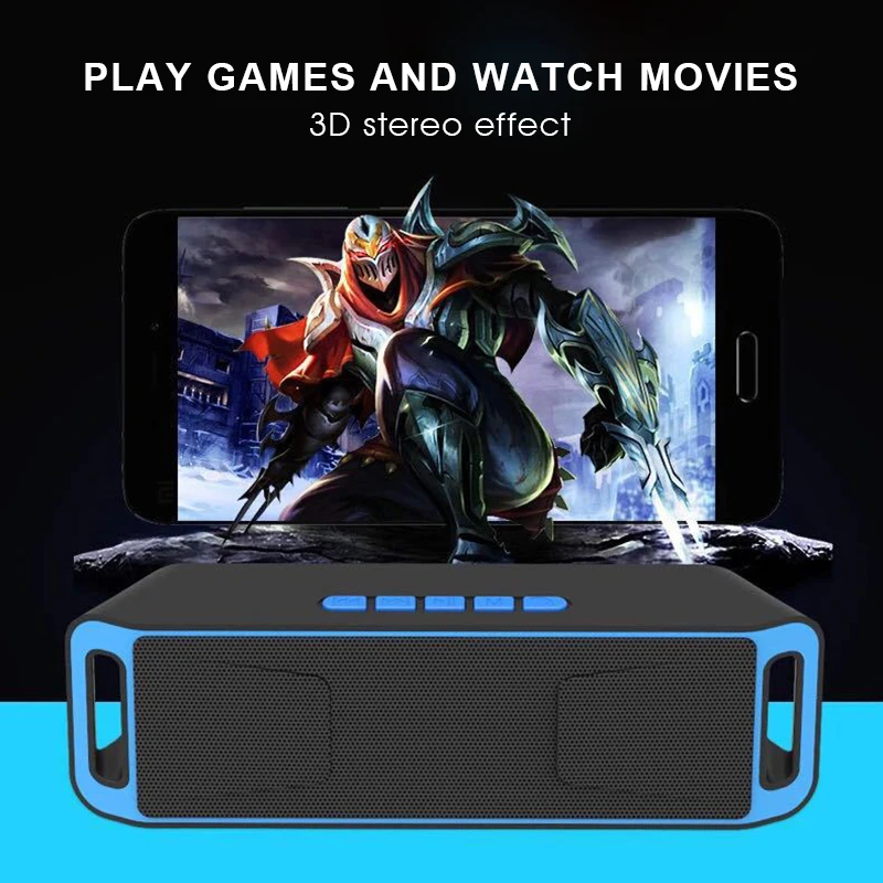 Уличная портативная беспроводная Bluetooth Колонка SC208 звуковая панель стерео