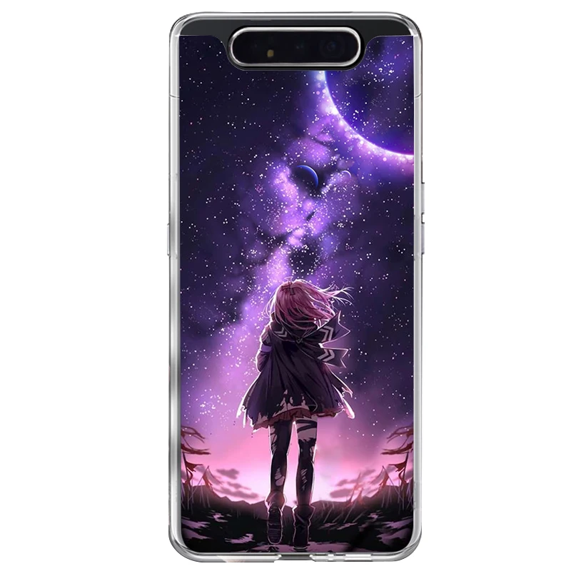 Чехол для Samsung A80 мягкий чехол с рисунком в виде картонной коробки Galaxy GalaxyA80 A 80 A805