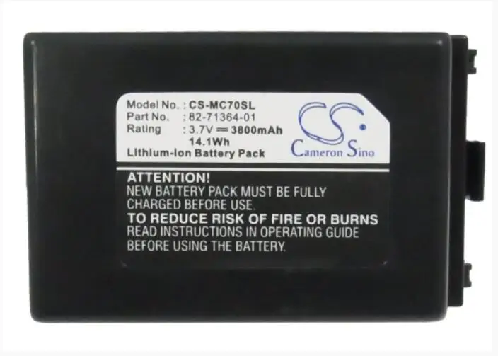 Аккумулятор Cameron Sino 3800 мАч для SYMBOL FR60900 FR66 FR68 MC70 MC7004 MC7090 MC7094 MC7095 MC75 MC7506 MC7596 MC7598 MC75A