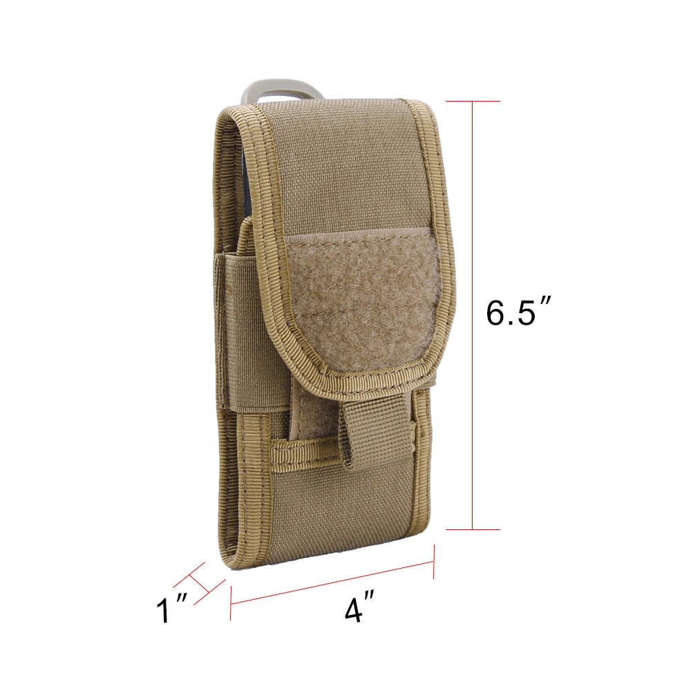 Отличная Элитная тактическая сумка-бизань Molle для охоты, военная поясная сумка, чехол-кобура для телефона 5,", универсальная версия