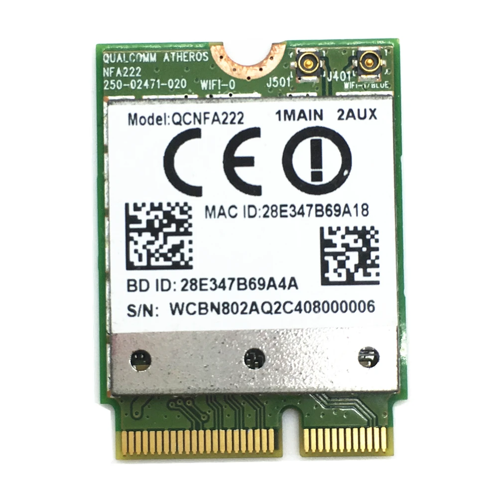 Для QCNFA222 2 4 ГГц/5 ГГц 802 11 ABGN 300 Мбит/с Поддержка Bluetooth 0 Wi Fi карты для ACER V3 371 E5 571G|wifi pci