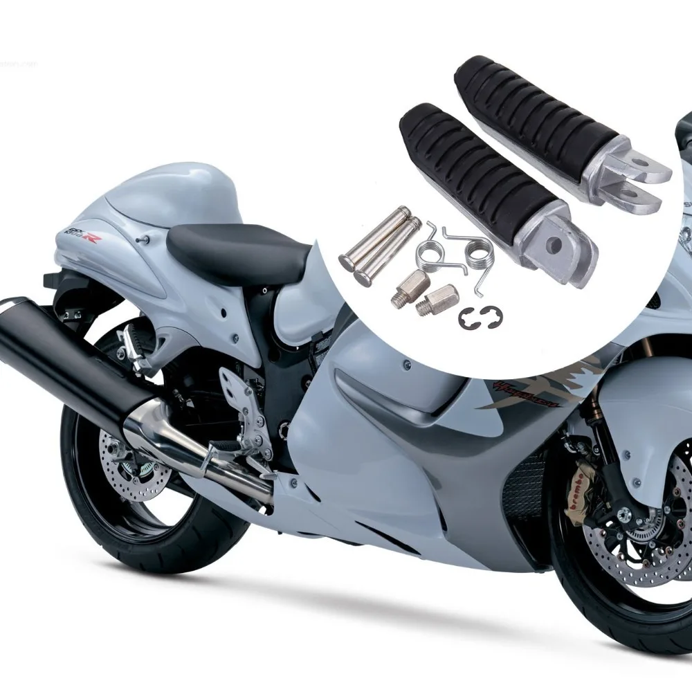 Передняя подставка для ног подножки Suzuki V Strom 650 GSF600 GSX1300R Hayabusa|peg rack|peg woodenpeg perego