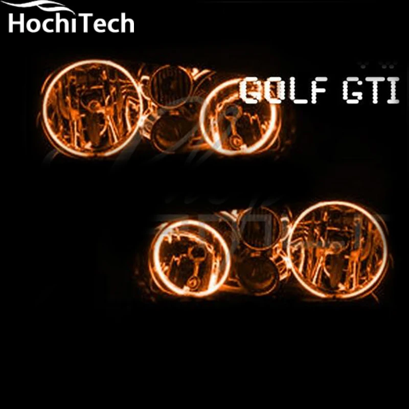 Для Volkswagen golf 4 GT RGB светодиодный комплект фар ангельские глазки Стайлинг