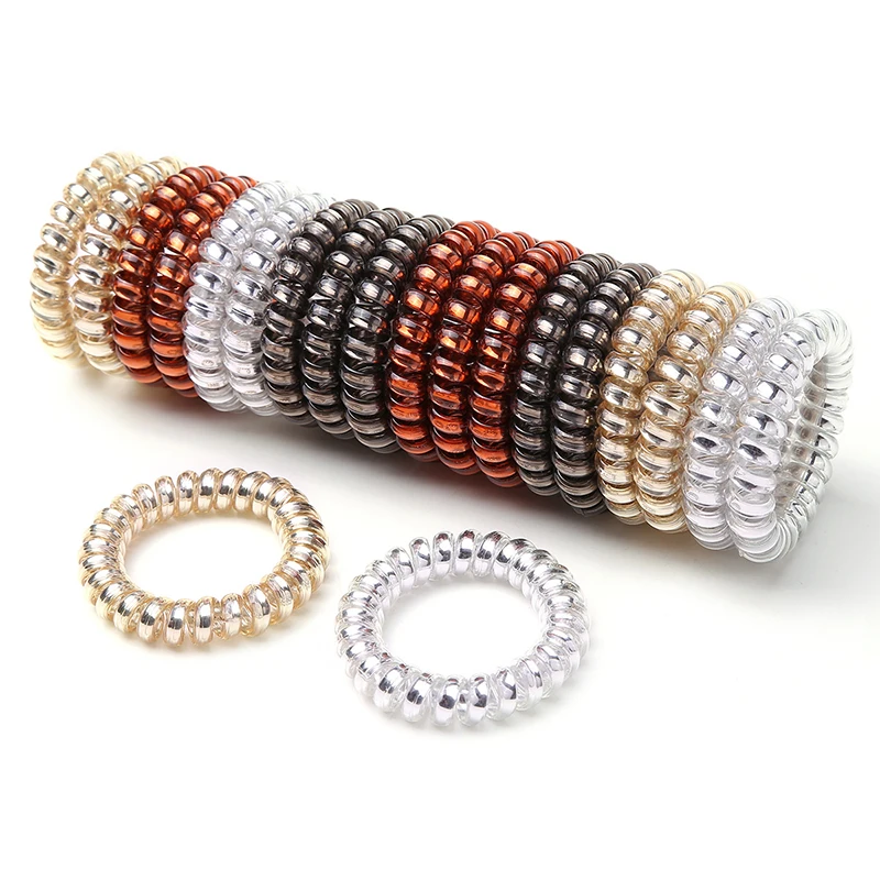 Женские резинки для волос разноцветные пластиковые телефона 4 шт./лот|elastic hair