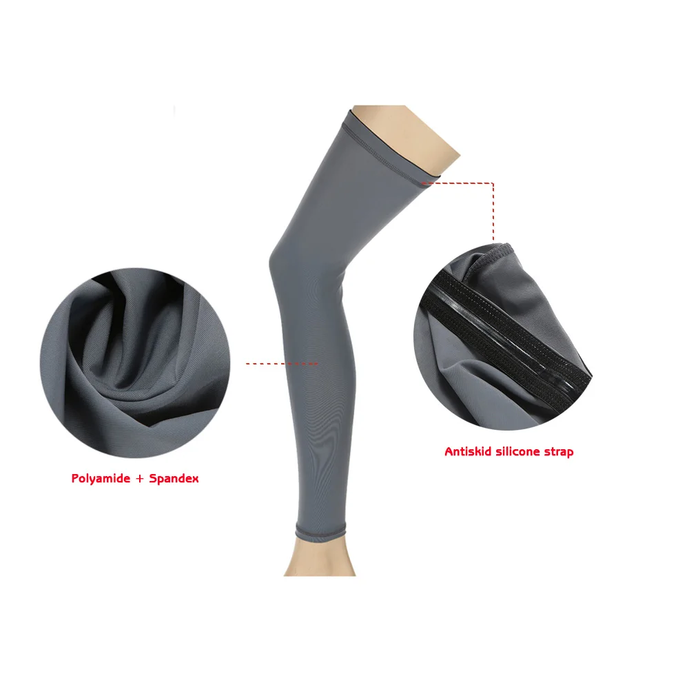 Outdoor Mountain Bike Cycling Leg Sleeve Knee Support MTB Ciclismo Bicycle Breathable Anti-UV Quick Dry Running Warmers | Спорт и