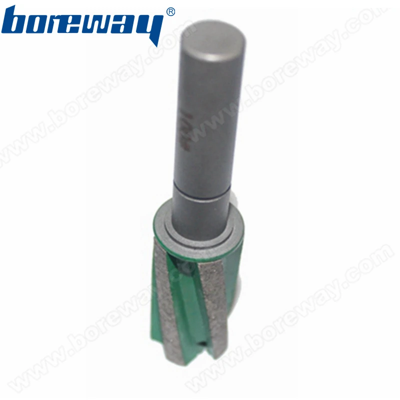 Boreway Поставка кусок D20MM* 40T* 12B 100# счетчик палец бит с валом для шлифования счетчика гранитного камня