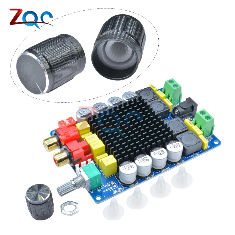 Двухканальный аудио стерео усилитель TDA7498 класс D 2X100W 100 Вт + Модуль платы