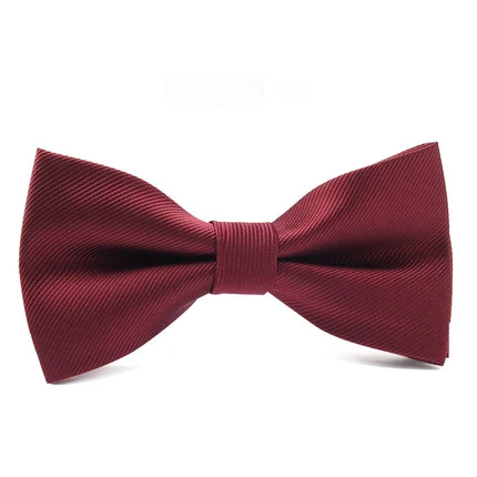 Мужской галстук бабочка черный однотонный классический для свадебной вечеринки