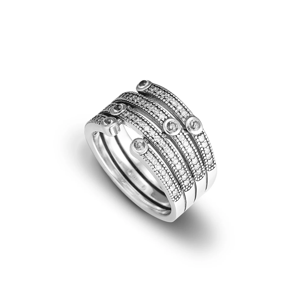 Кольцо CKK блестящее женское кольцо с имитацией океана свадебное обручальное