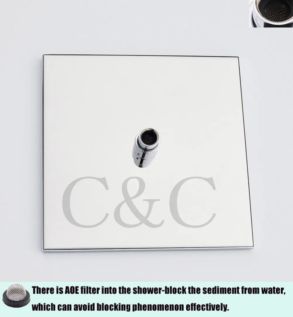 Технология Air Power! Дождевой смеситель для душа в ванную с термостатическим