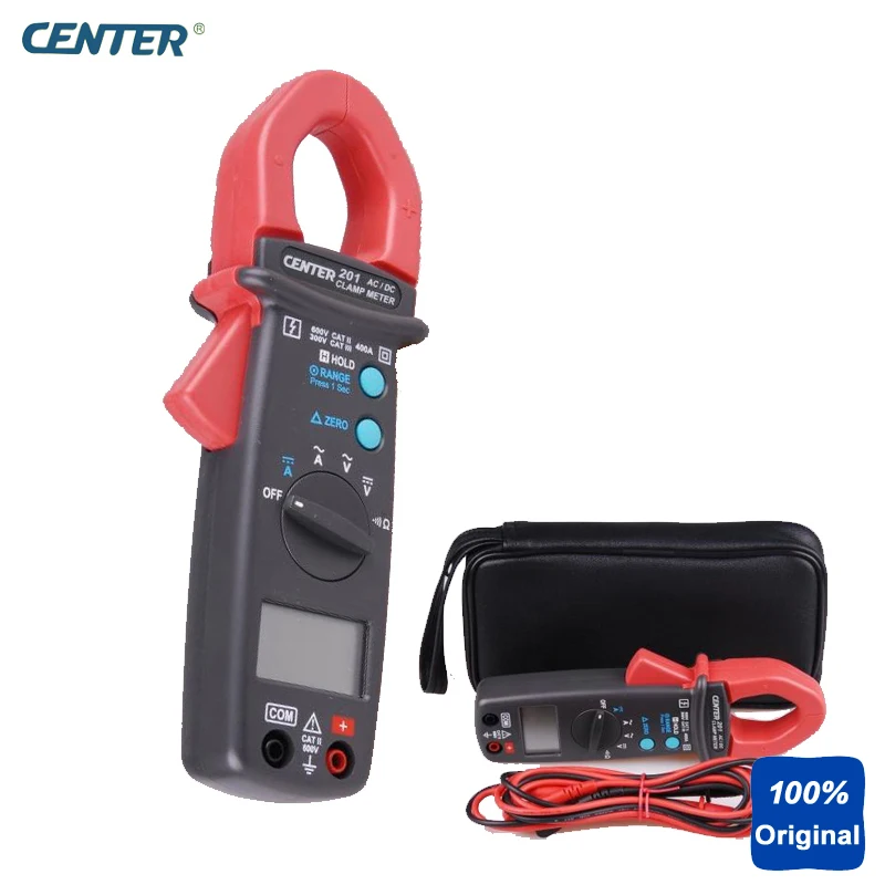 

High Speed Bargraph Auto Ranging AC/DC Current Measurement Clamp Meter CENTER-201